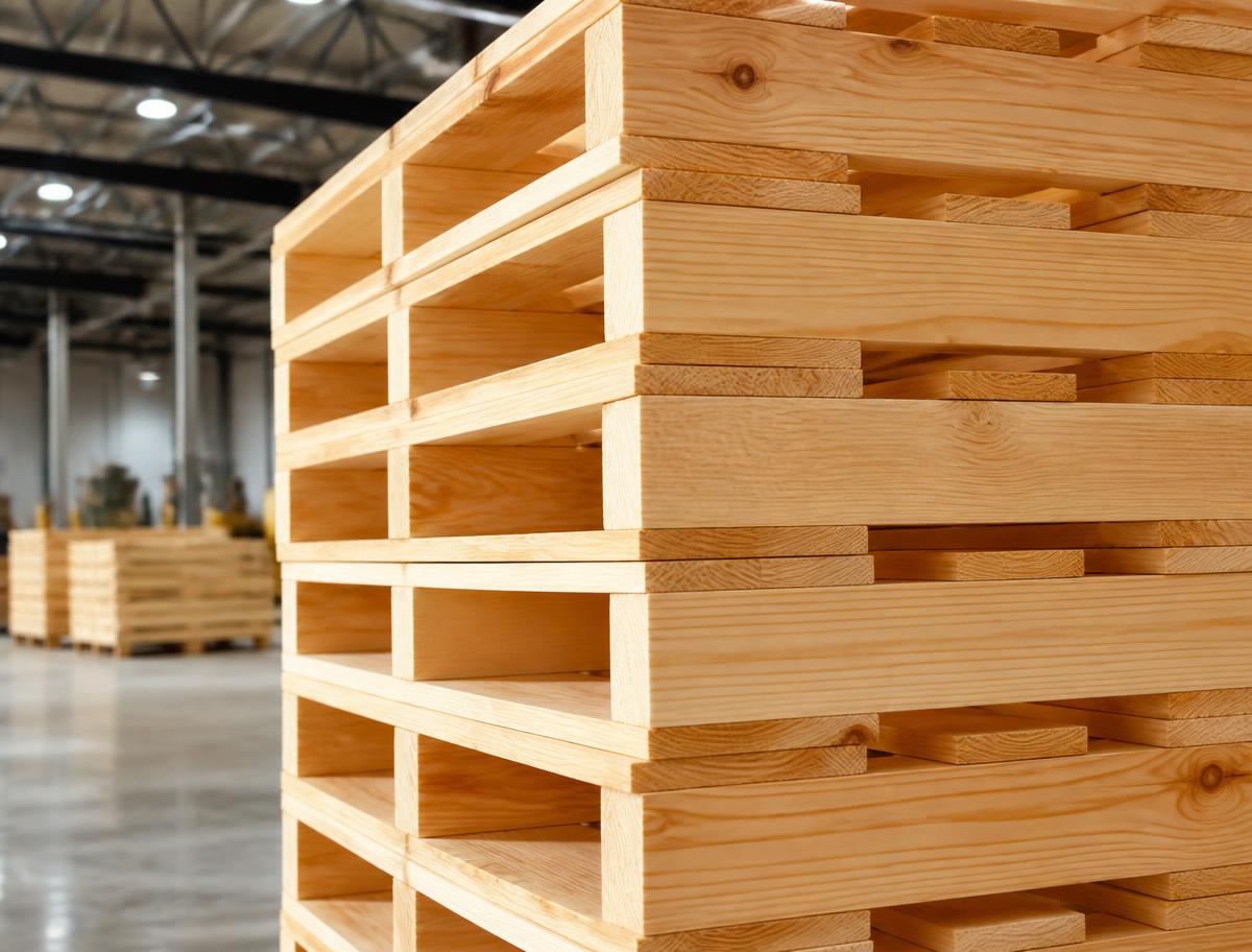 New Pallets at Livengood Pallet Service in Frankfort, Indiana